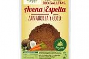 GALLETAS ESPELTA ZANAHORIA Y COCO SOL